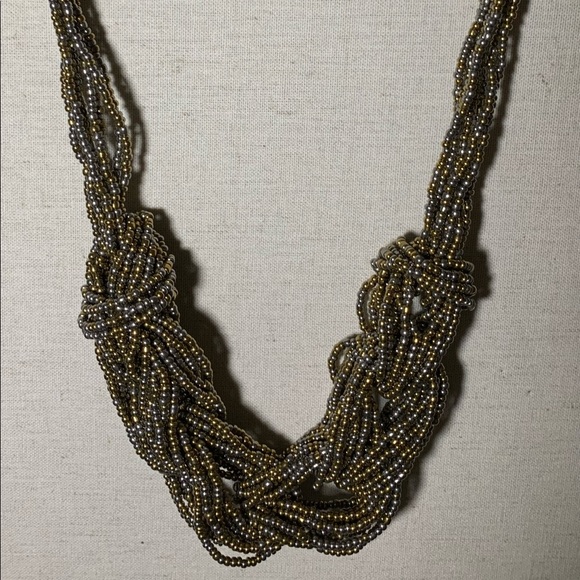 City Catwalk Brass Necklace - Picture 4 of 6